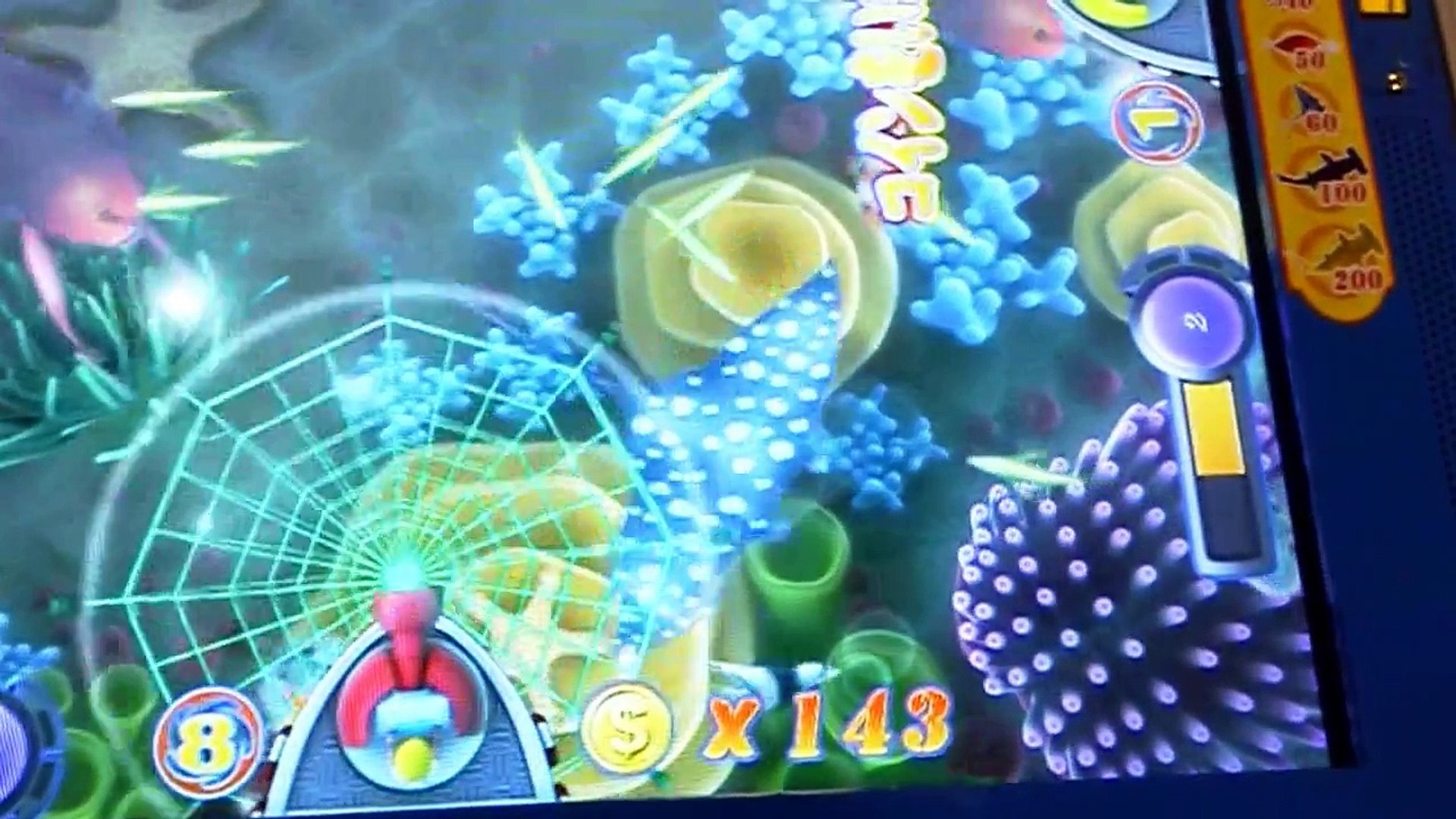 メダルゲーム 海洋の星Ⅱ 【連投Ⅰ】200枚使って魚に投網しまくってきた!! - Dailymotion Video