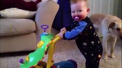Baby doesn't know how to work this thing