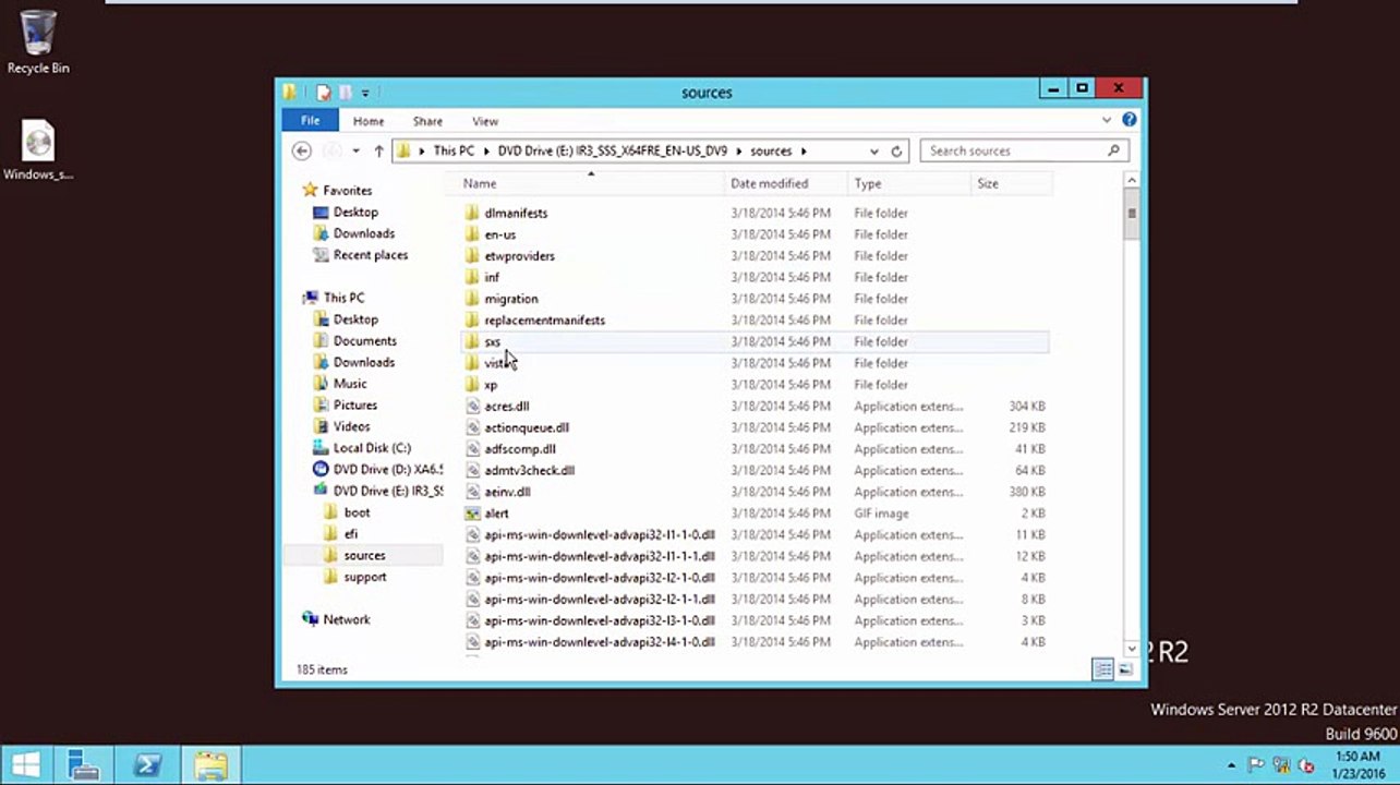 How to install .net 3.5 in windows server 2012 R2