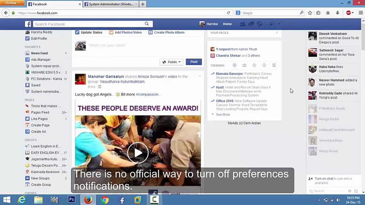 how to turn off facebook on this preference day notifications