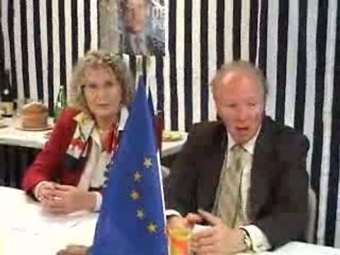 Brice Hortefeux soutient Marcelle Ramonet à Quimper