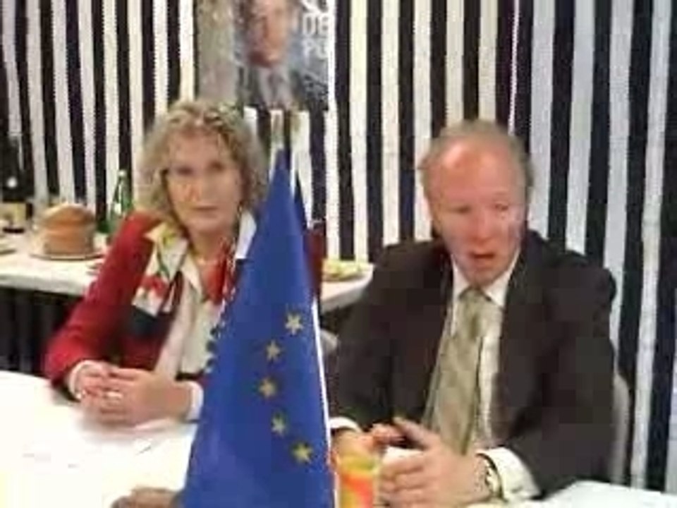 Brice Hortefeux soutient Marcelle Ramonet à Quimper