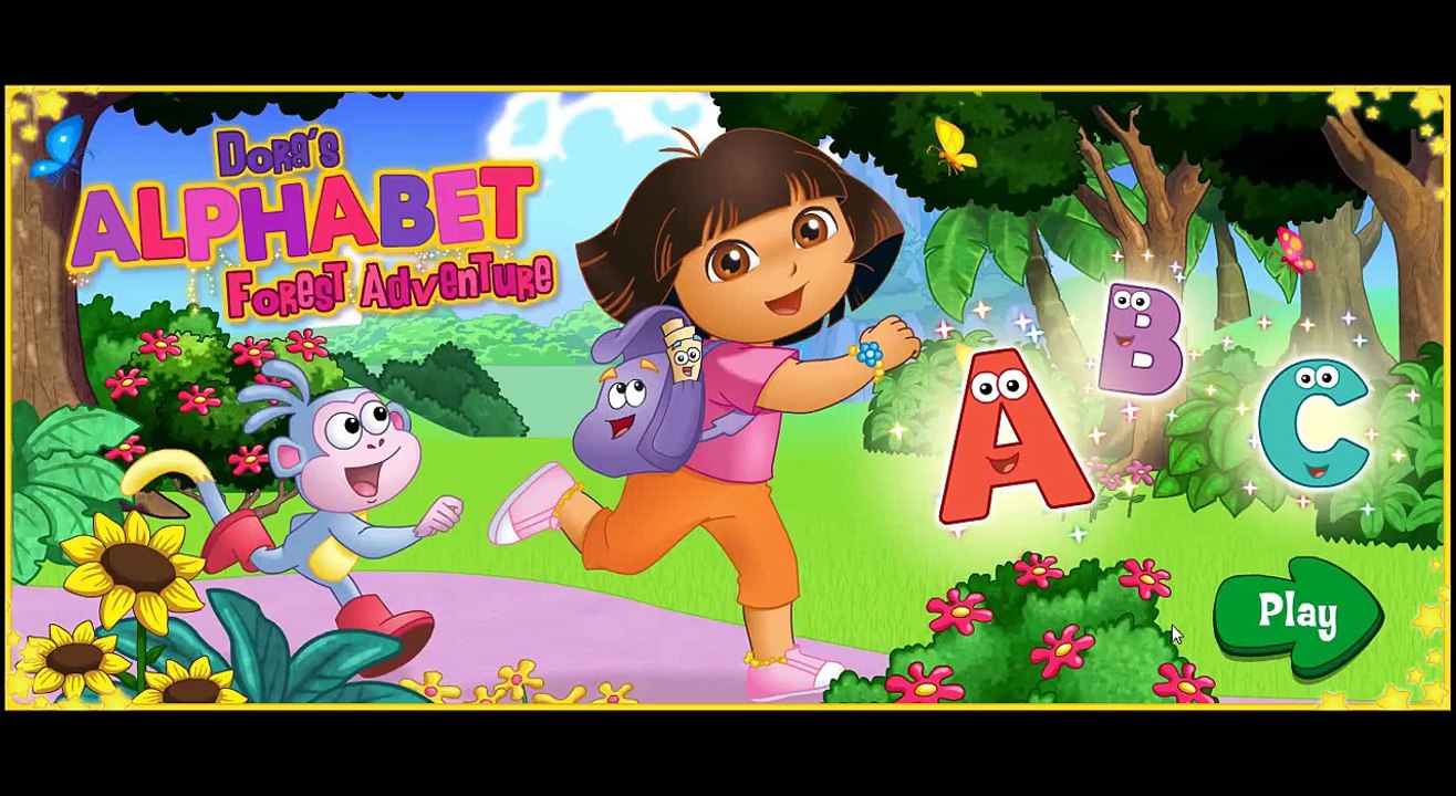 Dora the Explorer Dora Alphabet Forest Adventure Game for Kids Full HD Video