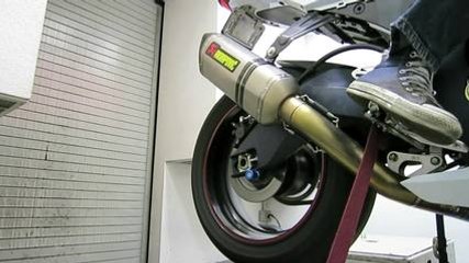 Suzuki GSX-R1000 Akrapovic EVO Exhaust Dyno