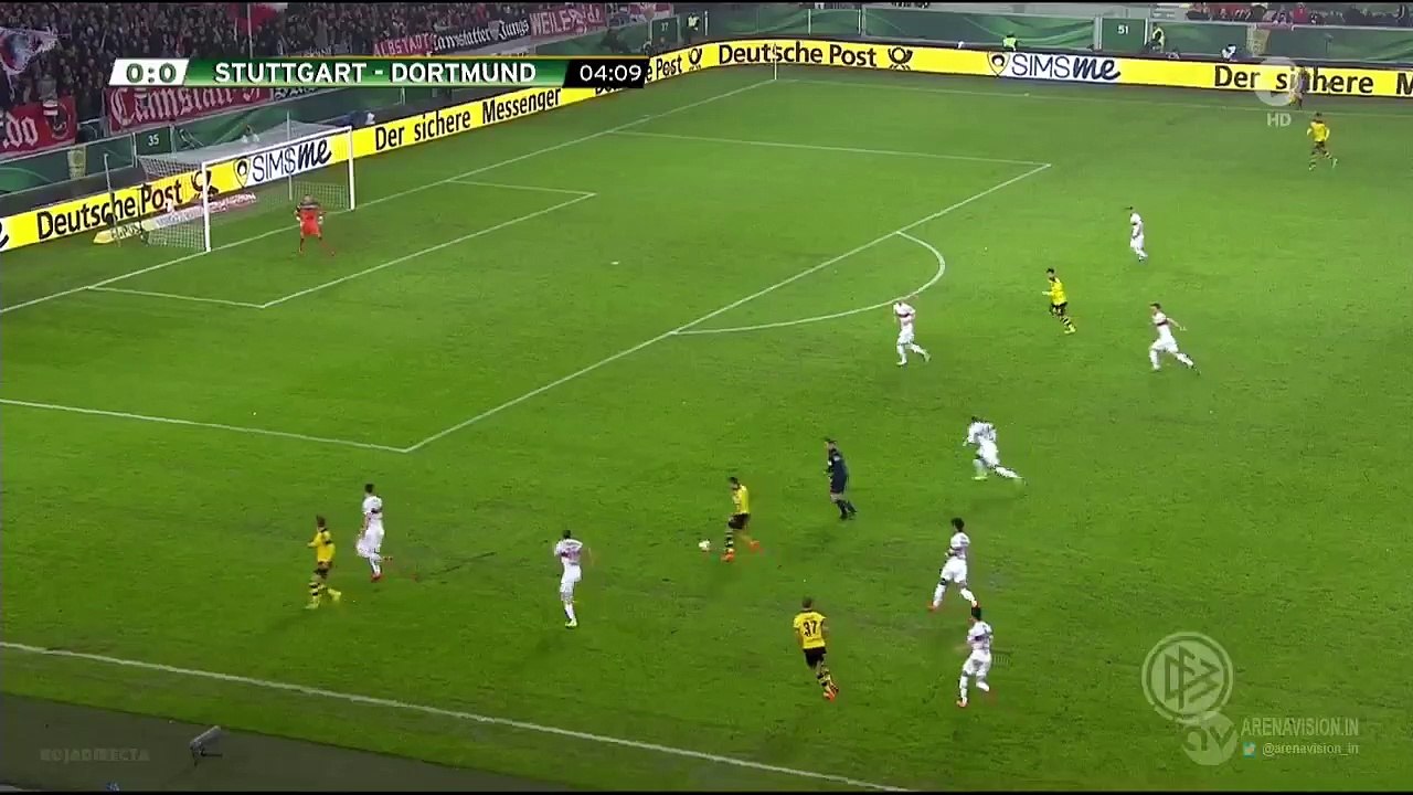 Marco Reus Goal HD - VfB Stuttgart 0-1 Dortmund - 09-02-2016