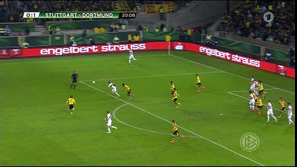 Lukas Rupp Goal HD - VfB Stuttgart 1-1 Dortmund - 09-02-2016 DFB Pokal