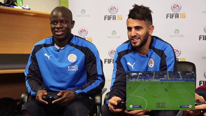 "FIFA 16, interview Riyad Mahrez/ Ngolo Kante en toute décontraction"