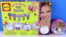 DIY Sparkle Nail Polish Set! Make Your Own Nail Polish Colors! Lipstick Case! Crafty FUN