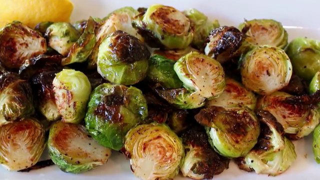 Duck Fat Roasted Brussels Sprouts - Easy Brussels Sprouts Side Dish Recipe