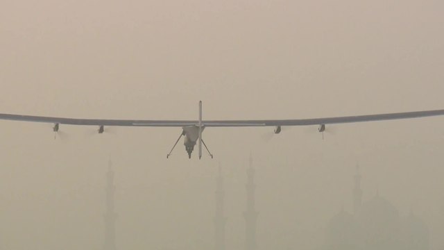 Solar Impulse 2 Takes Off on Round-the-World Trip