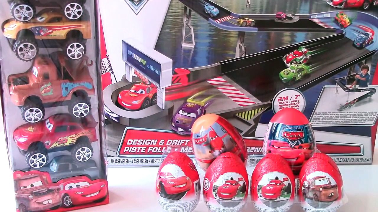 unoboxing disney pixar cars 2 toys and Disney planes toys and surprise eggs video collection