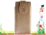 Suncase - Funda de cuero para LG Optimus L5 II E460 color beige