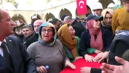 Şehidin Cenazesinde Müftü Gözyaşlarına Boğuldu