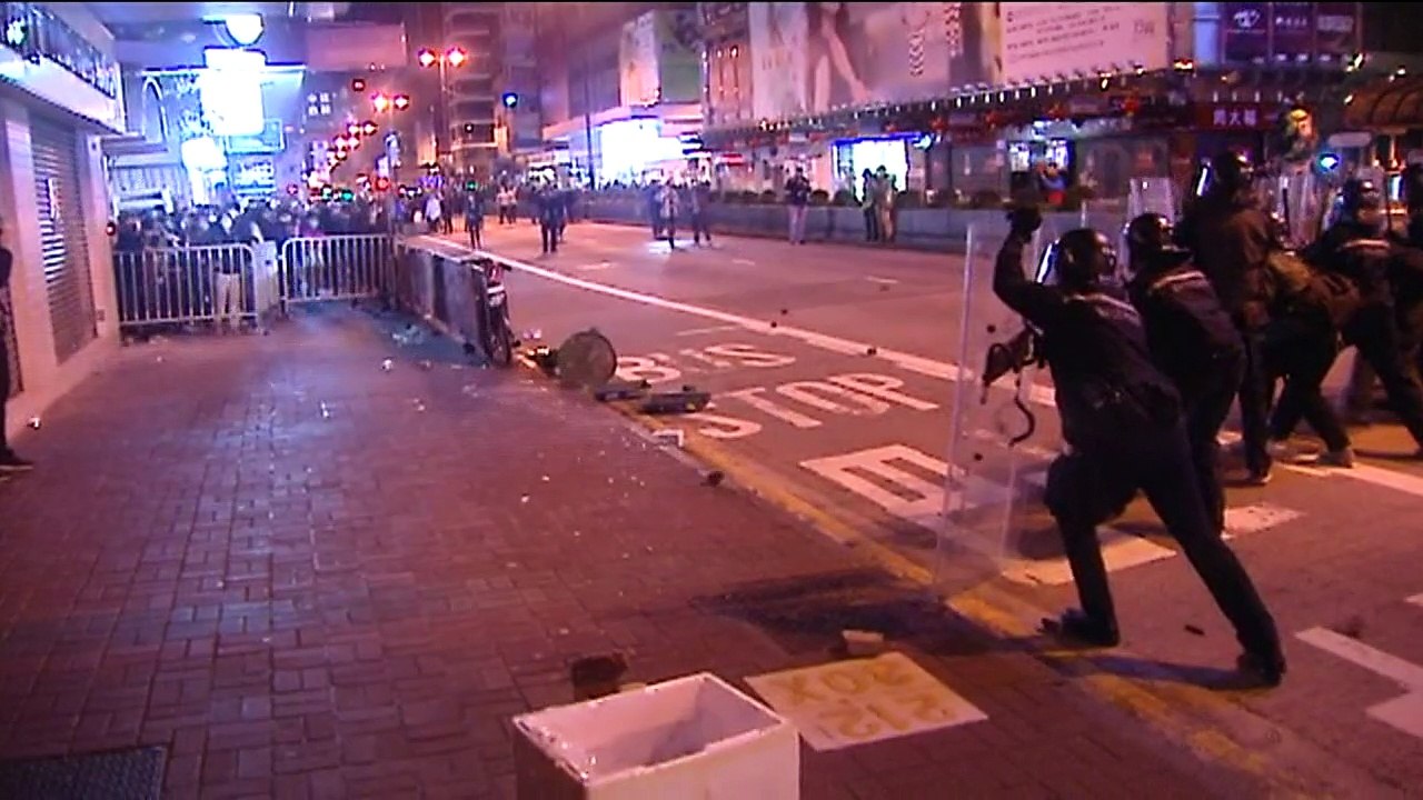 Confrontos com a polícia em Hong Kong