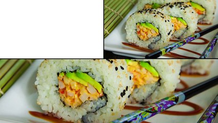 Sushi (California Roll) Recipe 4K