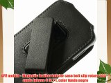 DFV mobile - Magnetic leather holster case belt clip rotary 360º