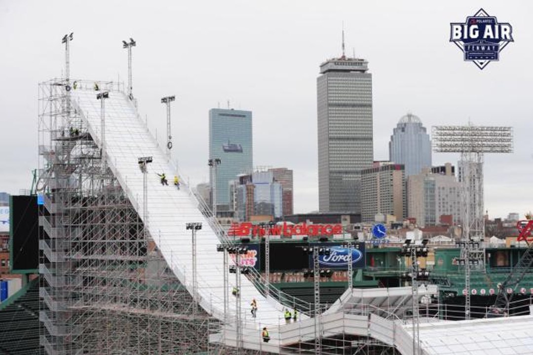 ‘Big Air at Fenway’ Event Features Ski Ramp 3x-times Higher Than Green Monster