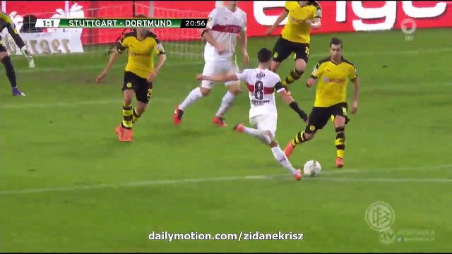 All Goals HD - VfB Stuttgart 1-3 Borussia Dortmund - 09-02-2016 DFB Pokal