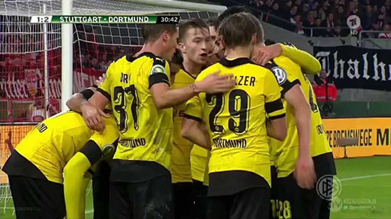 Stuttgart 1-3 Borussia Dortmund (DFB-Pokal)