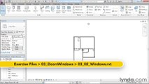 03 02. Adding windows to the project - House in Revit Architecture