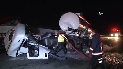 TEM Otoyolu'nda kimyasal madde paniği