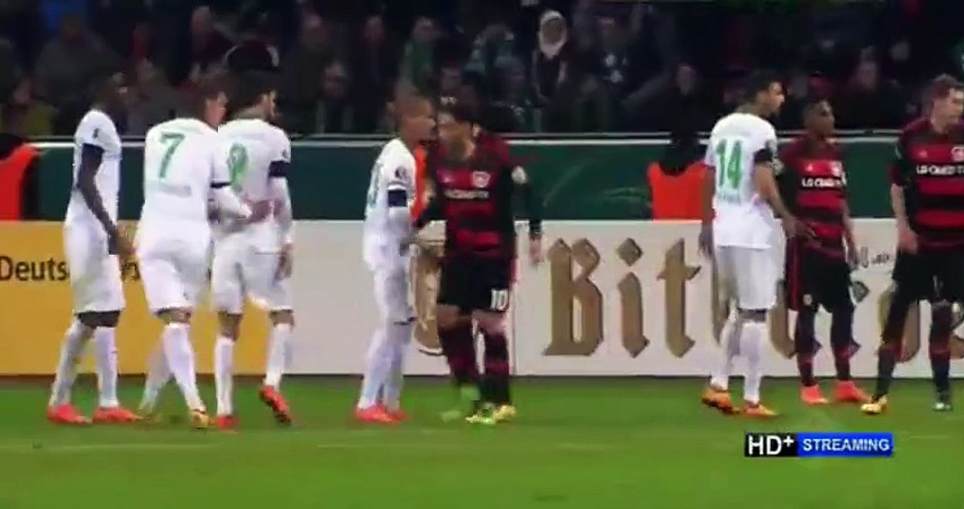 Santiago Garcia Goal - 1-1 Bayer Leverkusen vs Werder Bremen 09.02.2016 HD