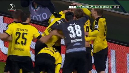 Download Video: 1-3 Henrikh Mkhitaryan Goal Germany  DFB Pokal  Quarterfinal - 09.02.2016, VfB Stuttgart 1-3 Borussia Dortmund