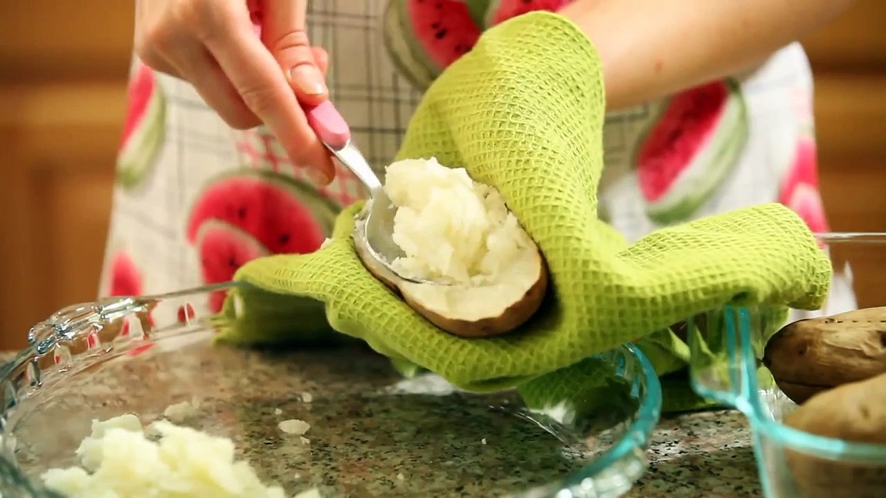 Stuffed Potatoes (with green onions) recipe