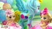 Đồ chơi trẻ em Bé Na Búp bê Chibi Pony Rainbow Dash ngựa tiên Makup Play doh Baby doll Kids toys