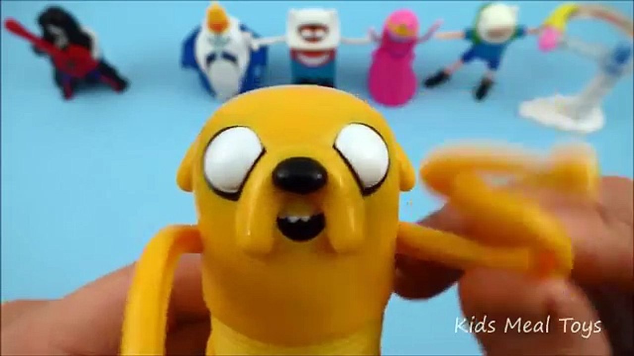2015 MCDONALD'S ADVENTURE TIME CARTOON NETWORK SET 7 HAPPY MEAL TOYS CAJITA FELIZ VIDEO REVIEW (FULL HD)