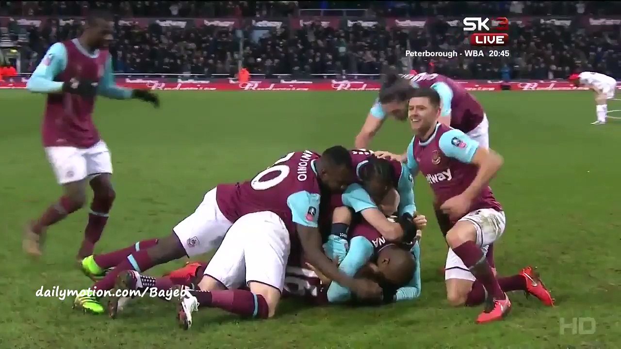 Angelo Ogbonna Goal HD - West Ham 2-1 Liverpool - 09-02-2016