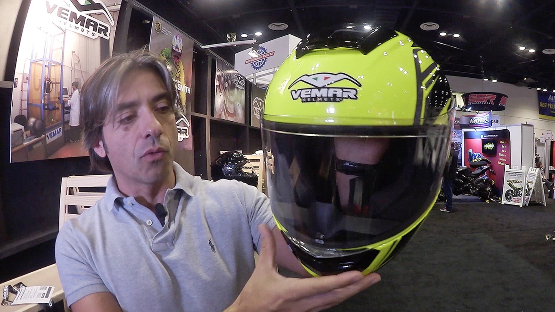 New Products At AIMExpo 2015: Vemar Helmets - video Dailymotion