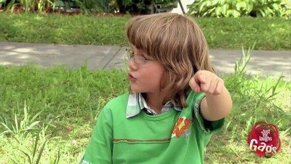 Kid Disappears In Brick Wall Prank
