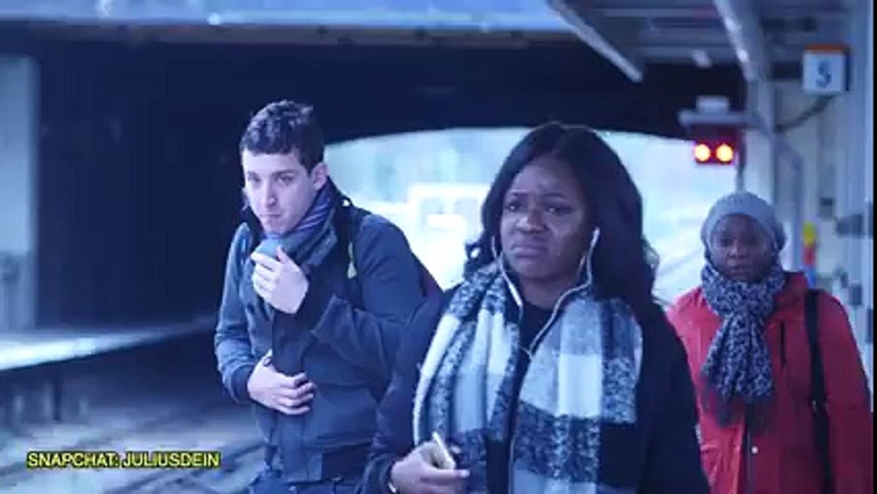 Sneezing on the train