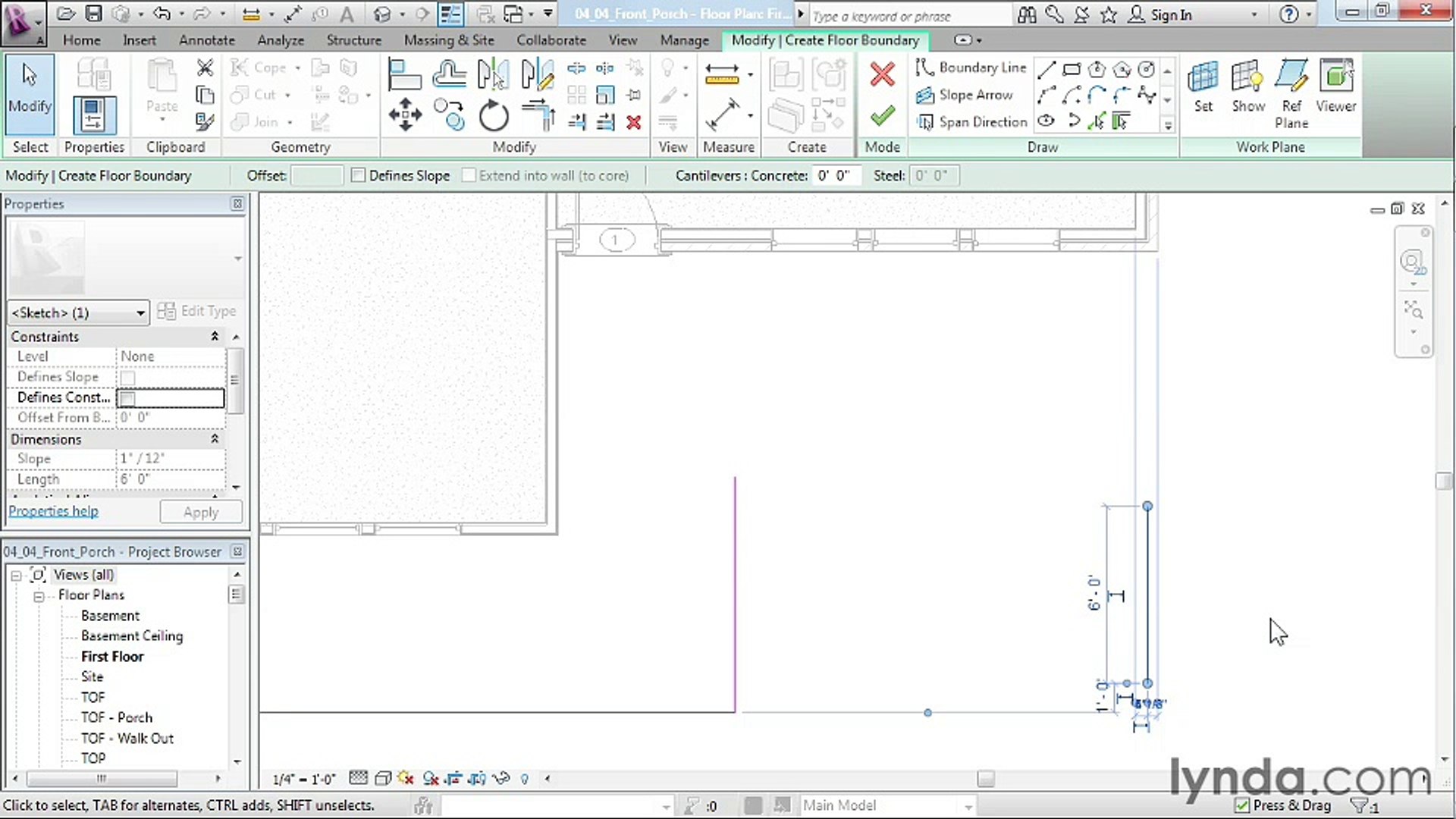 04 04 Designing A Front Porch And Building The Porch Structure House In Revit Architecture Video Dailymotion