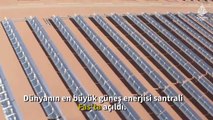 Fasta dünyanın en büyük güneş enerjisi santrali açıldı