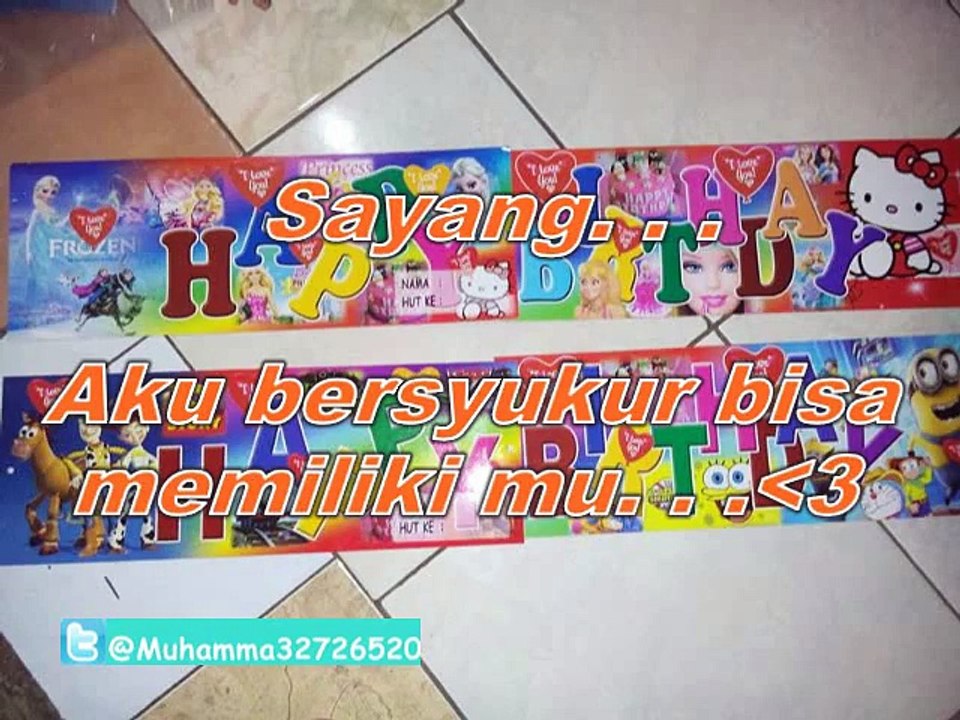 Video Romantis Untuk Diah Ulang Tahun 18 th