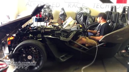 Turbocharged Slingshot dyno testing - 282whp and 329ft_lbs torque!!