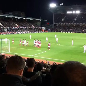 Coutinho Amazing free kick goal Liverpool 1 1 West Ham FA Cup 2016 Filmed by Liv (1)