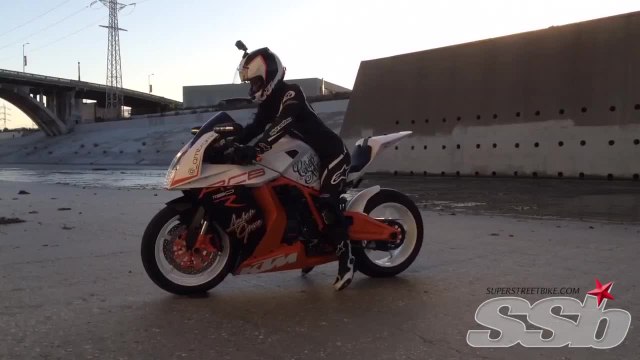 amber grace burn out KTM RC8
