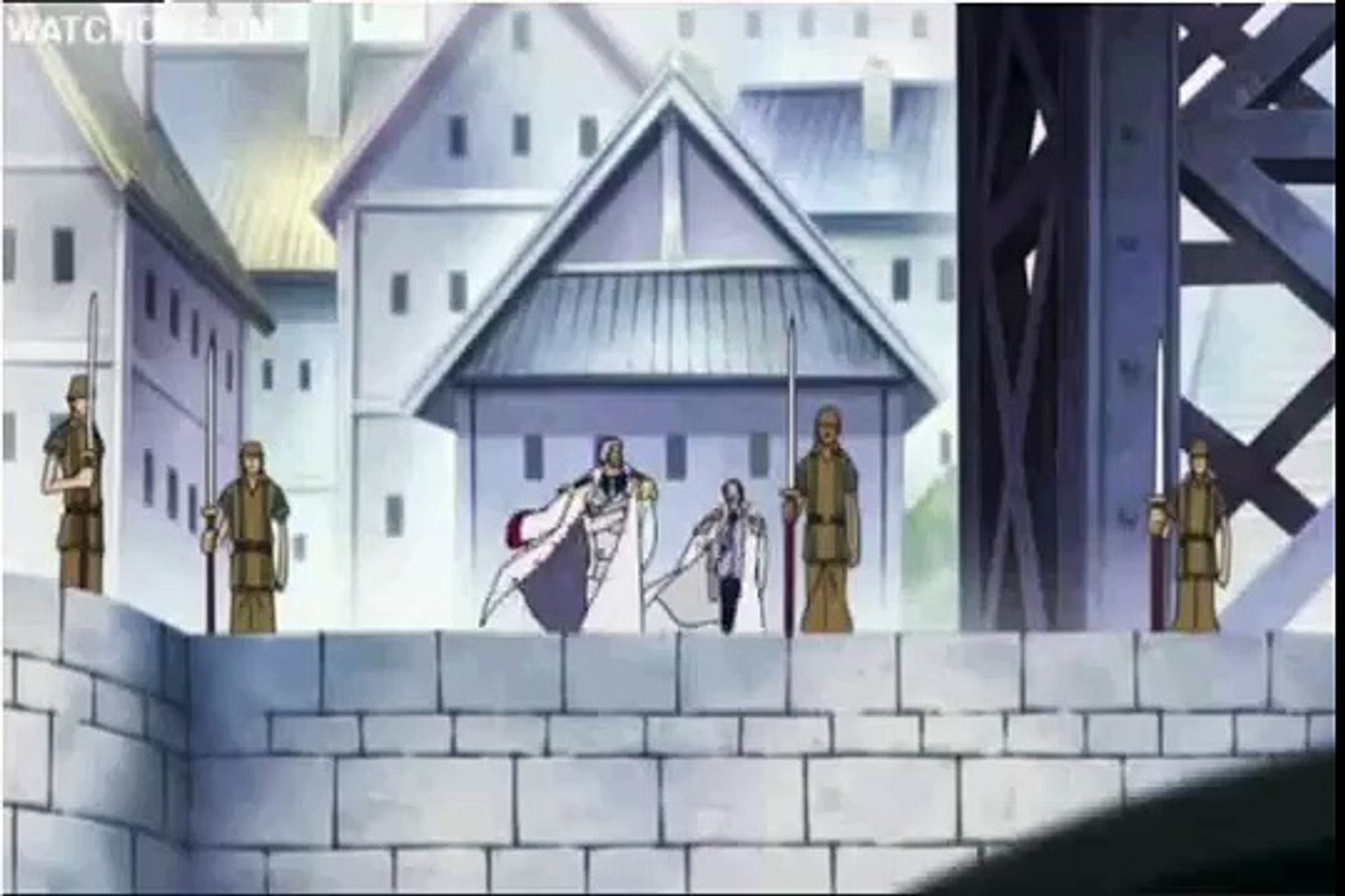 One Piece Roger Asks Garp To Take Care Of Ace Video Dailymotion