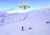Stunning Drone Footage Captures Snowboarder's Alpine Descent