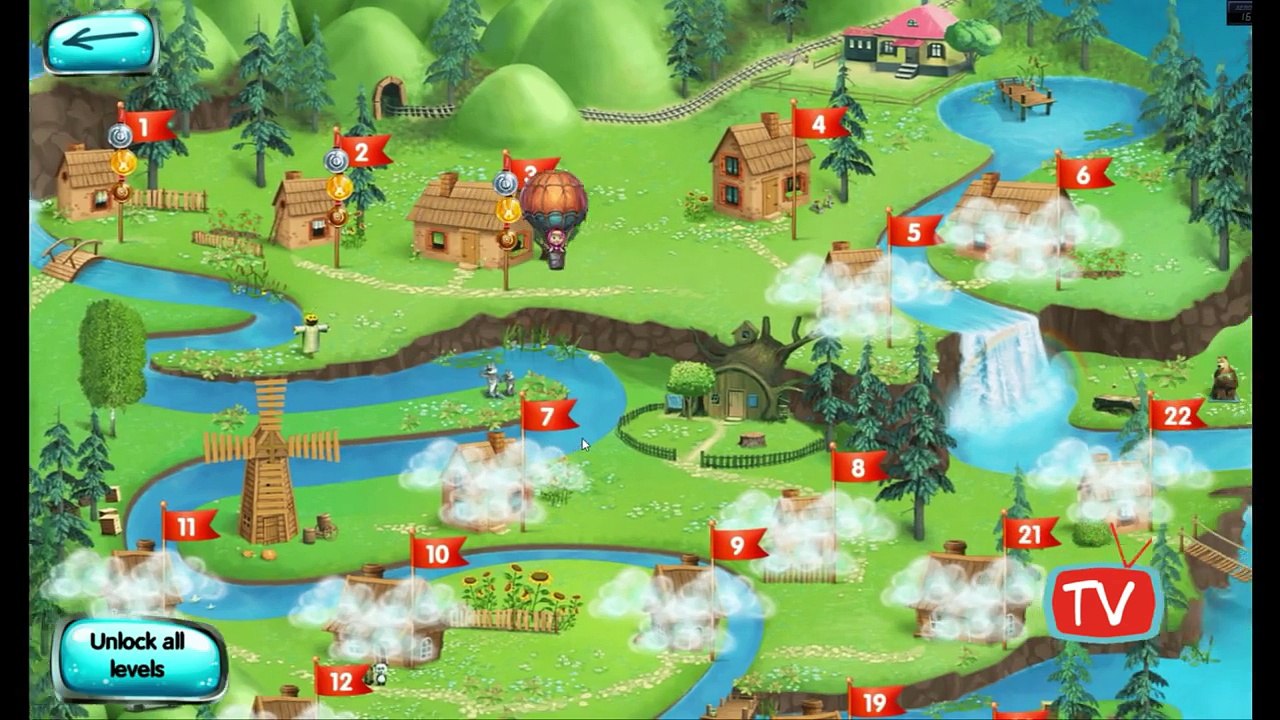 Masha And The Bear Game - Search And Rescue - Kids And Baby Gameplay