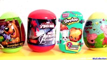 Peppa Surprise Toys School Bus Pop-Up Kinder HotWheels Spider-Man Scooby-Doo Shopkins Onib