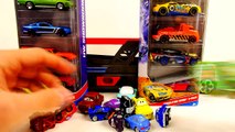 Hot Wheels Blastin Rig Cars Launcher - Disney Pixar Cars Micro Drifters and Play Doh Unikitty