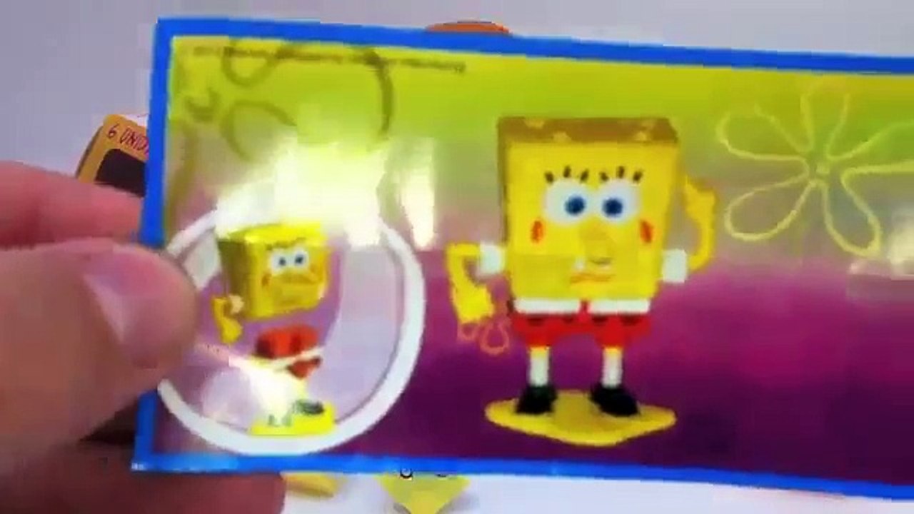 SpongeBob Kinder Surprise Egg Unboxing - Kidstvsongs