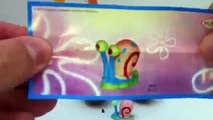 Kinder Surprise Chocolate Egg Unboxing - Spongebob box