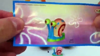 Kinder Surprise Chocolate Egg Unboxing - Spongebob box