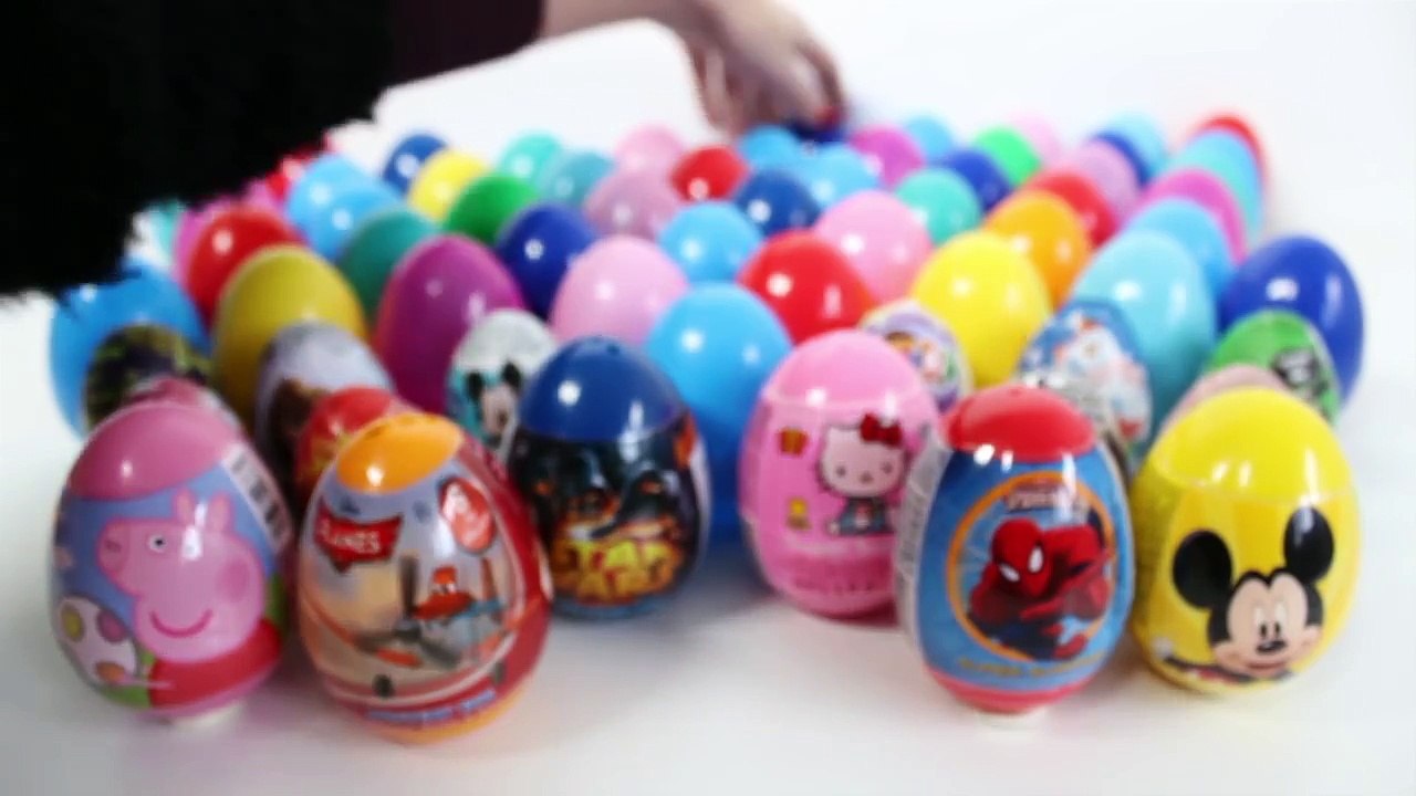 Surprise Eggs Peppa Pig Minnie Mouse Mickey Mouse Frozen Disney Princesses Huevos Sorpresa サプライズエッグ