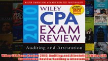 Download PDF  Wiley CPA Exam Review 2010 Auditing and Attestation Wiley CPA Examination Review FULL FREE